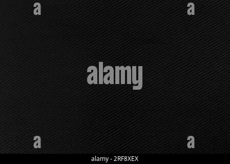 Texture of dense black fabric for tailoring. Canvas. Textile Stock ...