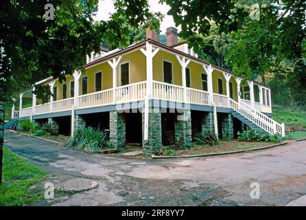 Quarantine Station, Angel Island, San Francisco Bay, California, USA Stock Photo