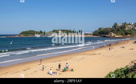 North Terrigal Beach on a summers day Central Coast NSW Auastralia Stock Photo