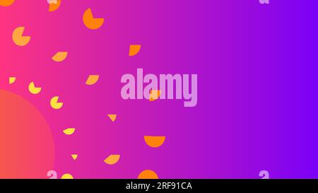 Abstract sun rays sunset pastel gradient background Stock Vector