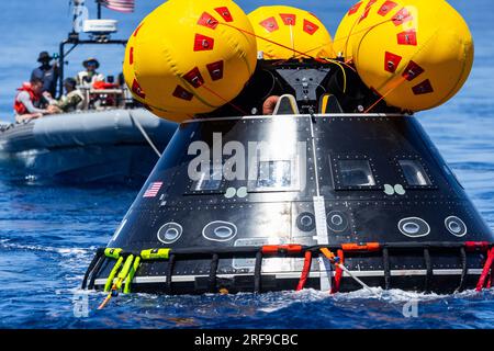 Artemis II Orion Underway Recovery Test 10 (URT-10) - Day 3. The Crew ...