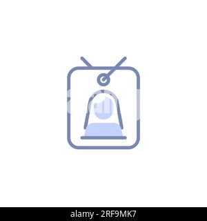 Creating a Professional Card ID Profile for Networking Stock Vector