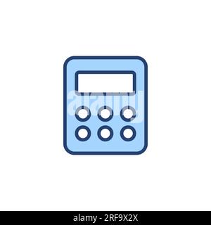 Calculator icon vector. Accounting calculator sign and symbol. Stock Vector