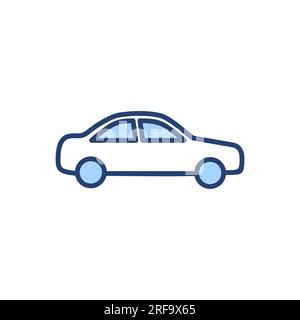 Car icon vector. car sign and symbol. small sedan Stock Vector