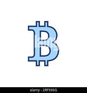 Bitcoin icon vector. bitcoin sign and symbol. payment symbol. cryptocurrency logo Stock Vector
