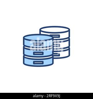 Database icon vector. database sign and symbol Stock Vector