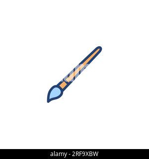 Paint icon vector. paint brush sign and symbol. paint roller icon vector Stock Vector