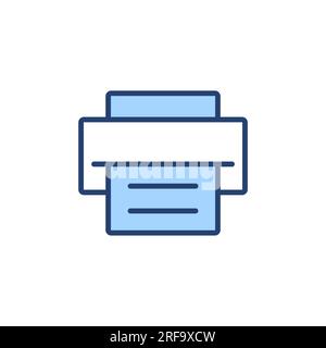 Print icon vector. printer sign and symbol Stock Vector