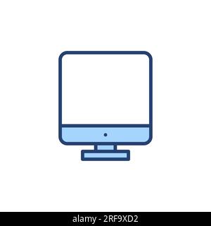 Computer icon vector. computer monitor sign and symbol Stock Vector