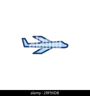Plane icon vector. Airplane sign and symbol. Flight transport symbol. Travel sign. aeroplane Stock Vector
