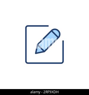 Edit icon vector. edit document sign and symbol. edit text icon. pencil. sign up Stock Vector