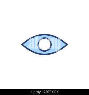 Eye icon vector. Eye sign and symbol. Look and Vision icon. Stock Vector