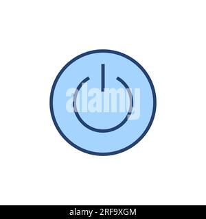 Power icon vector. Power Switch sign and symbol. Electric power Stock Vector