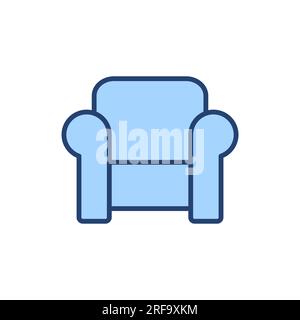 Sofa icon vector. sofa sign and symbol. furniture icon Stock Vector