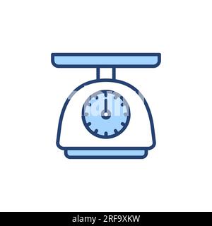 Scales icon vector. Weight scale sign and symbol Stock Vector