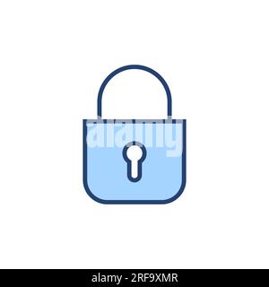 Lock icon vector. Padlock sign and symbol. Encryption icon. Security symbol Stock Vector