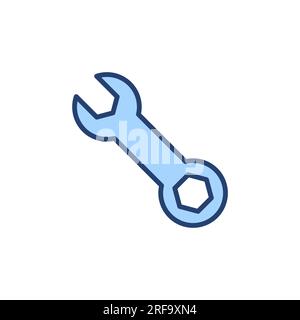 Wrench icon vector. repair icon. tools sign and symbol Stock Vector