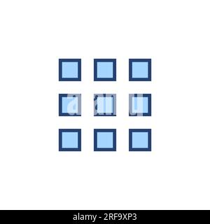 Menu icon vector. web menu sign and symbol. hamburger menu symbol Stock Vector