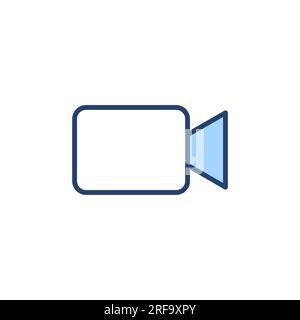 Video icon vector. video camera sign and symbol. movie sign. cinema Stock Vector