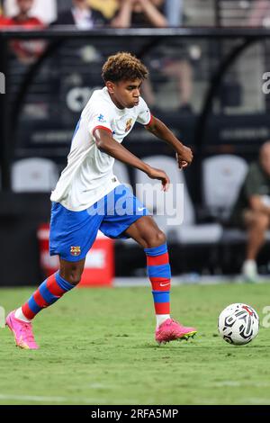 August 1, 2023: AC Milan forward Rafael Da Conceicao (10) controls the ...