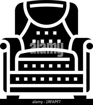 table leather glyph icon vector illustration Stock Vector Image & Art ...