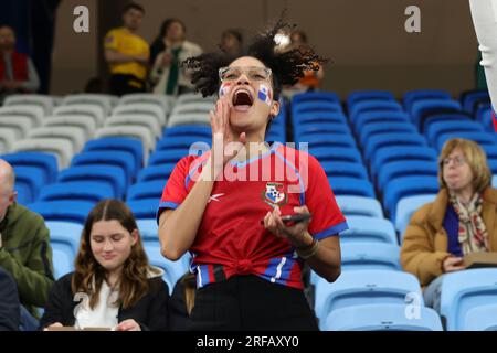 Sydney, Australia. 02nd Aug, 2023. Panama fan during the FIFA Women's World Cup 2023 match between Panama Women and France Women at Allianz Stadium, Sydney, Australia on 2 August 2023. Photo by Peter Dovgan. Editorial use only, license required for commercial use. No use in betting, games or a single club/league/player publications. Credit: UK Sports Pics Ltd/Alamy Live News Stock Photo