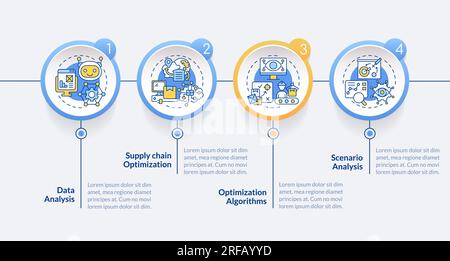 Overproduction layout with thin line icons concept Stock Vector