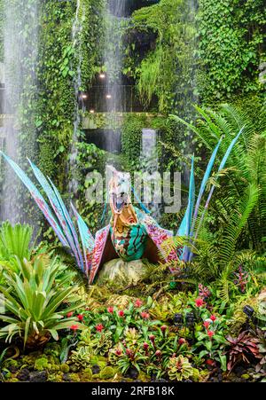 Avatar The Experience at Gardens By The Bay inside the Cloud Forest greenhouse, Singapore Stock Photo