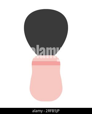 Flat style shaving brush Stock Vector