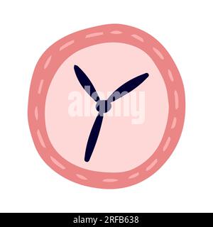 Vector wall clock Stock Vector
