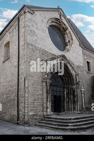 Italy Molise Agnone church of San Emidio Stock Photo