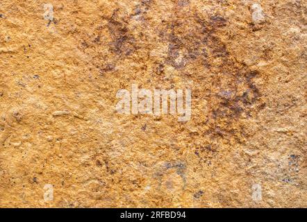 stone background in ocher and brown tones. landscape photo Stock Photo