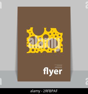 Flyer or Cover Design with Colorful Dotted Abstract Pattern Stock Vector