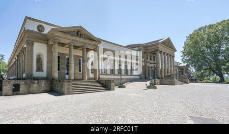 Baroque castle of Schloss Rosenstein; shot in bright summer light  at Stuttgart, Germany Stock Photo