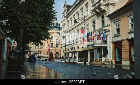 Sibiu by morning Stock Photo