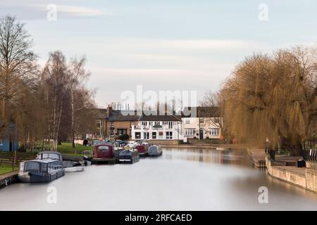 Quayside, City of Ely, Cambridgeshire Stock Photo