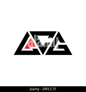 Lcg Initial Monogram LCG triangle letter logo design with triangle shape. LCG triangle logo ...