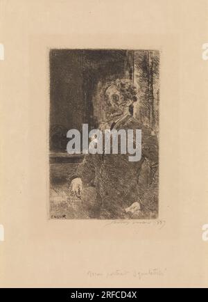 My Portrait as a Skeleton 1889 by James Ensor Stock Photo - Alamy