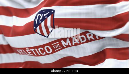 Atletico de Madrid Spainsh flag (Football flags) – Flagmaker & Print