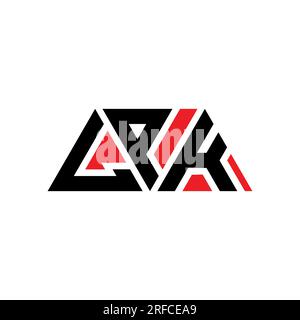 LPK triangle letter logo design with triangle shape. LPK triangle logo ...