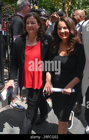 SAG-AFTRA President Fran Drescher arrives for the 2024 White House ...