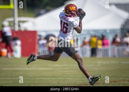 Ashburn, Virginia, USA. 29th July, 2023. VA, USA: Washington Commanders  defensive coordinator Jack Del Rio during training camp in Ashburn,  Virginia. Photographer: Cory Royster (Credit Image: © Cory Royster/Cal  Sport Media)(Credit Image: ©