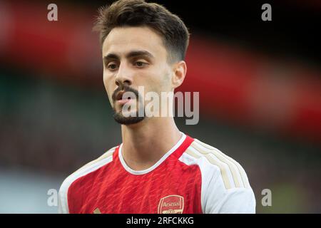 Emirates Stadium, London, UK. 2nd Aug, 2023. Emirates Cup Pre Season Friendly Football, Arsenal versus AS Monaco; Fábio Vieira of Arsenal Credit: Action Plus Sports/Alamy Live News Stock Photo