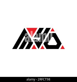 MYO triangle letter logo design with triangle shape. MYO triangle