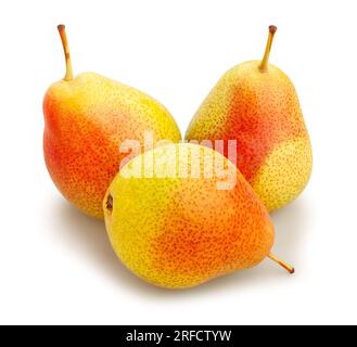 pear path isolated on white Stock Photo