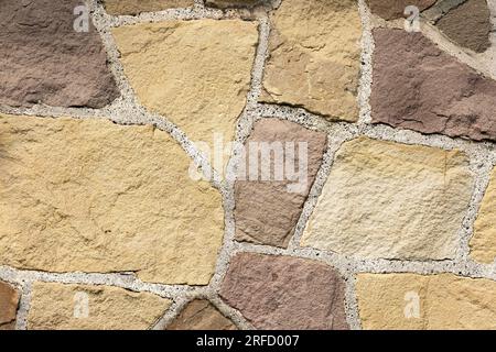 texture of a natural stone wall Stock Photo