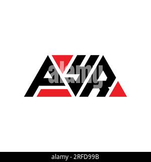 PYR triangle letter logo design with triangle shape. PYR triangle logo ...