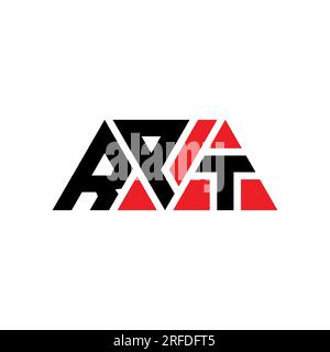 RPT triangle letter logo design with triangle shape. RPT triangle logo ...