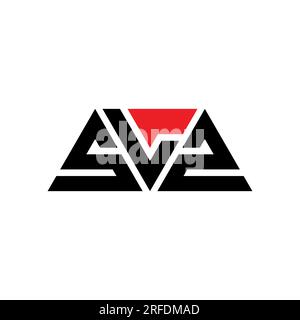 SLZ triangle letter logo design with triangle shape. SLZ triangle logo design monogram. SLZ triangle vector logo template with red color. SLZ triangul Stock Vector