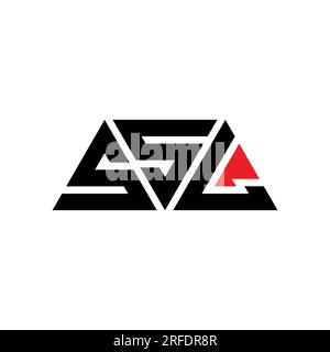 SSL triangle letter logo design with triangle shape. SSL triangle logo ...